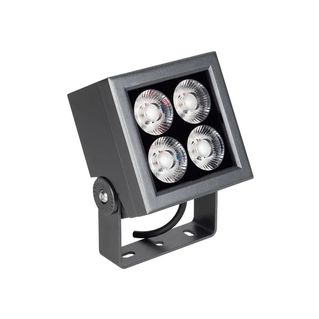 Прожектор KT-BLOCK-S130x130-15W RGBW-Day (Графит, 60 deg, 24V, DMX512) (Arlight, IP66 Металл, 3 года), артикул 066387