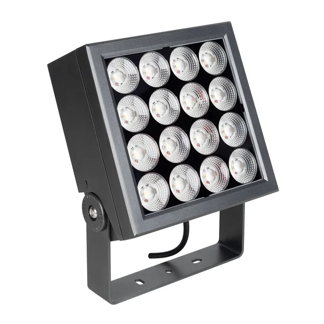 Прожектор KT-BLOCK-S220x220-50W RGBW-Day (Графит, 36 deg, 24V, DMX512) (Arlight, IP66 Металл, 3 года), артикул 066394